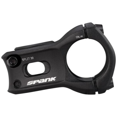 Spank Split Enduro Trail Shotpeen Anodized Bicycle Stem Black 43mm 1