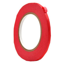 WOD MTC5 Farbiges Abdeckband, Rot, 1/4 Zoll x 60 Yards. Buntes Lehrer-Maler-Klebeband fr lustige DIY-Kunst- und Handwerkslaborbeschriftungen, be