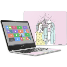 MightySkins Skin kompatibiln se Samsung Chromebook Plus 12,3""""(2017 - American Gothic Pop | Ochrann odoln a jedinecn vinylov obal | Snadn aplik
