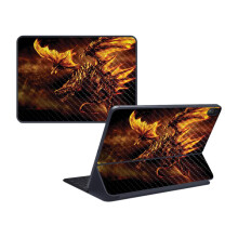 MightySkins Carbon Fiber Skin voor Apple iPad Pro Smart Keyboard 12.9" (2018) - Golden Dragon - Beschermend