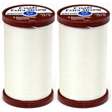2-Pack - Coats & Clark S964-8010 Filo per Tappezzeria Extra Forte, 150 Yarde, Naturale