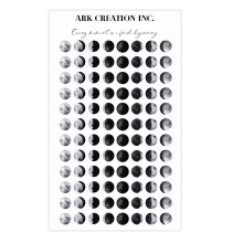 Nlepka ARK Creation 96 Mini Moon Phase Planner Realistick Nlepka fze Mesce Nlepka se sledovnm mesce