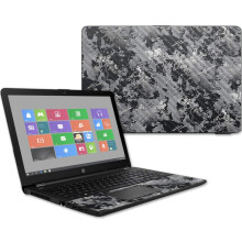 MightySkins Carbon Fiber Skin voor HP 15T Laptop 15.6" (2017) - Viper Urban | Beschermend, Duurzaam