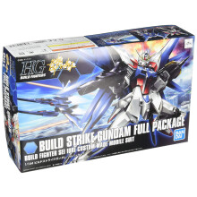 Bandai 1/144 Escala Kit HG Build Fighters 001 Build Strike Gundam Pacote Completo