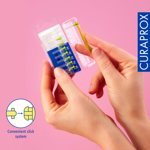 Curaprox Curaprox CPS 011 Prime Refill Interdental Brushes, Lime Green 2