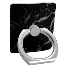 Squillo del telefono Casely | Anello per telefono in marmo nero | Il forte adesivo girevole completo a 360 gradi rimuove e riutilizza funziona su