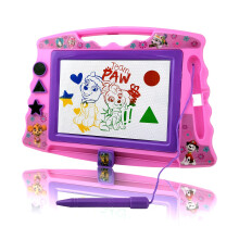 Tablica magnetyczna Lollipop PAW Patrol z rysikiem i 3 pieczatkami dla dziewczynek lub chlopcσw (rσzowa)