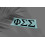 Pro-Graphx Phi Sigma Sigma gr?sk Sorority Sticker Decal 2,5 tommer h?j sort 5