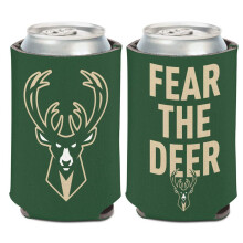Wincraft 9416605952 NBA Milwaukee Bucks Can Cooler Slogan Design