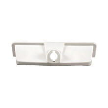 Brixwell betjeningsd?ksel til Entrygard vindues?bninger - 1-1/8"""" H?jde 5-7/32"""" L?ngde karmmonteret hvid finish plastmateriale med vejrbestandig