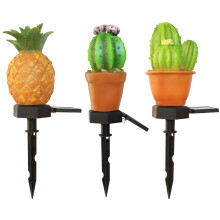 Ananasförmige Gartenleuchten, solarbetrieben, wasserdicht, mit langer Leuchtdauer, tropischer Gartenstil