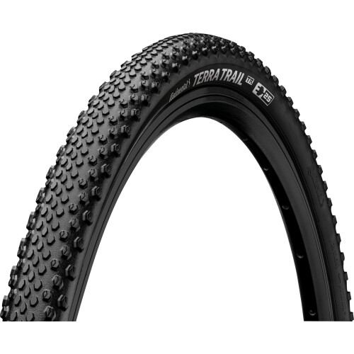 Continental (700 X 40C, Black / Black) Continental Terra Trail Shieldwall Foldable Puregrip Compound Tyre
