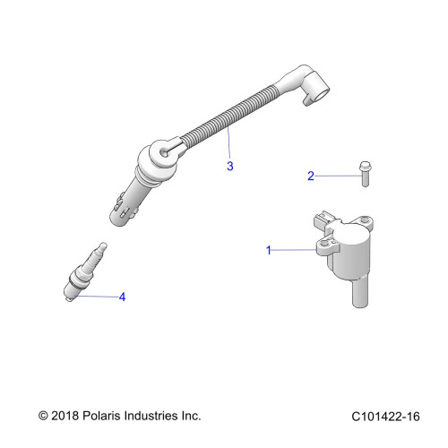 Original OEM-Teil 4019410, Menge 1 fr Polaris ATV 1