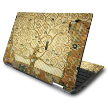 MightySkins Skin in fibra di carbonio per HP Spectre x360 13.3"""" Gem-Cut (2020) - Albero della vita | Finitura protettiva e durevole in fibra di