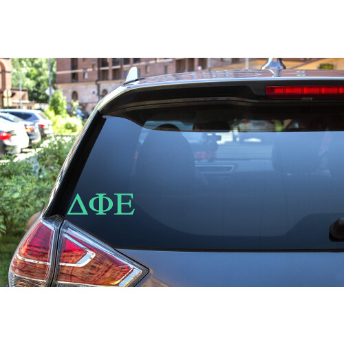 Pro-Graphx Delta Phi Epsilon Griekse Sorority Sticker Decal, 6,4 cm Hoog, Mint 2