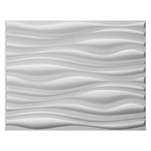 Art3d Dekoracyjny panel ścienny 3D z PCV do dekoracji wnętrz, 6-pak 24,6 x 31,5 cala, fala 2