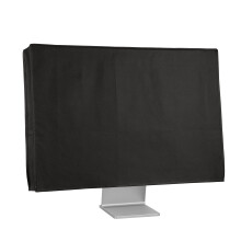 kwmobile Monitorabdeckung kompatibel mit 27-28 Zoll Monitoren – Staubschutz für Computer-Displayschutz – Schwarz