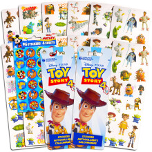 Paquete de pegatinas de Toy Story para fiestas  El paquete incluye 240 pegatinas de Toy Story con pegatinas de Mickey Mouse (12 hojas de pegatin
