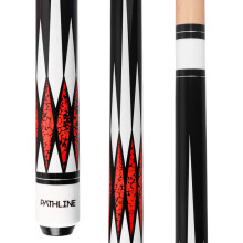 Pathline Pool Cue Stick - 58 inch Canadian Maple Billiard Pool Stick (Red 18oz)