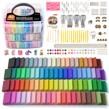 Polymer Clay, 82 Colors Oven Bake Modeling Clay, Creative Clay Kit with 19 Clay Tools and 16 Kinds of Accessories, Non-Toxic, Non-Sticky, Ideal DIY