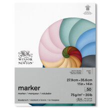 Winsor & Newton Classic Verenkestv Marker Pad 11"""" x 14"""" 50 arkkia 75 GSM