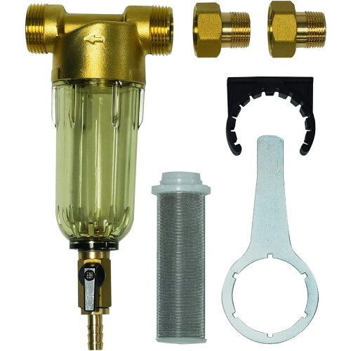 EXPRESS WATER WHP1 Spin Down Sediment Filter Standard Brons