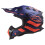 Casco LS2 Casco MX-Off Road Subverter Evo (Cargo Matte Blue Fluo Orange - X-Small) 2
