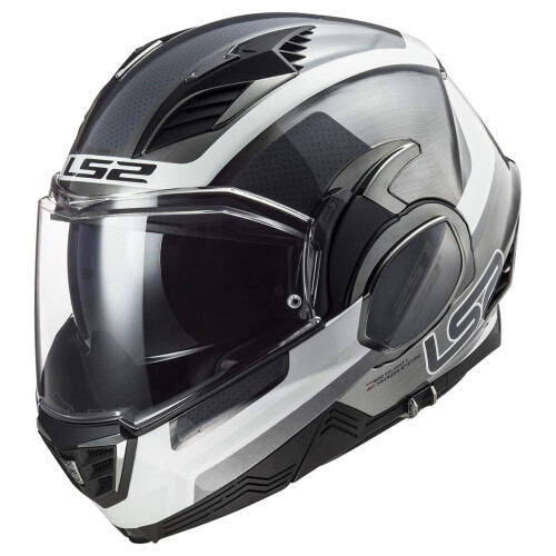 LS2 Helmets Valiant II Orbit Casco modular (Jeans - X-Small)