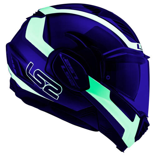 LS2 Helmets Valiant II Orbit Casco modular (Jeans - X-Small) 2