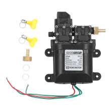 Pompa dell'acqua per uso nautico, pompa per acqua dolce a 12 V CC per barche e roulotte, con connettore in rame, funzionamento automatico, realizzata