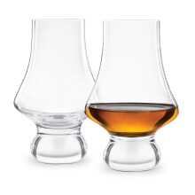 Final Touch Whiskey Tasting Glasses - Set Of 2 Lead-Free Crystal Glasses - Durashield Titanium Reinforced - Handcrafted (Lfg4122)