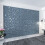 Art3d 19,7"""" x 19,7"" (12 kpl) seinpaneeli 3D Diamond Grey 2