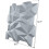 Art3d 19,7"""" x 19,7"" (12 kpl) seinpaneeli 3D Diamond Grey 4