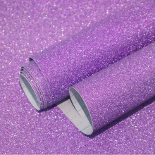 Kitico Glitzer-Violett-Tapete zum Abziehen und Aufkleben – selbstklebende, dekorative DIY-Dekoration, 17,7"" x 197""""