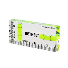 BETHEL Mini-waterpas - 90/180 onbreekbaar kruiscontrole-zakniveau voor ophang- en lay-outgereedschappen (954015(MM))