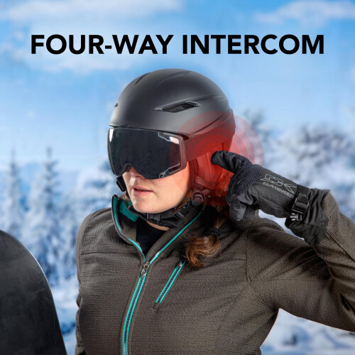 Sena Snowtalk 2 - Universal Bluetooth-headset fr snhjlmar med inbyggd trdls intercom 1