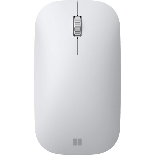 Microsoft Microsoft Modern Mobile Mouse - Glacier - Comfortable Right/Left Hand Use with Metal Scroll Wheel Wireless Bluetooth for PC/Laptop/Desktop works w 1