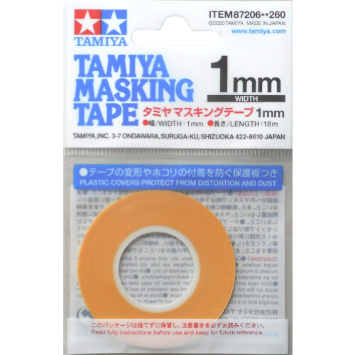 Tamiya Tamiya 1mm Masking Tape (18m roll)