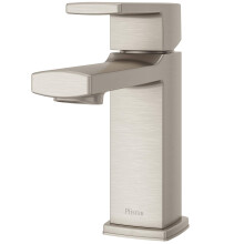 Pfister Deckard Rubinetto per lavabo bagno monocomando monoforo o 3 fori finitura nichel spazzolato LG42DAPK