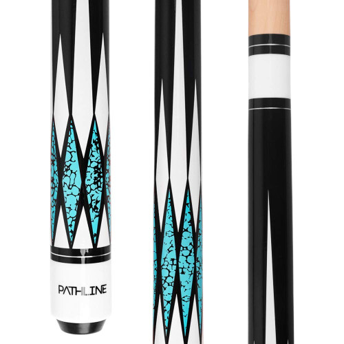 Pathline Pool Cue Stick - 58 tommer Canadisk Maple Billiard Pool Stick (bl? 21oz)