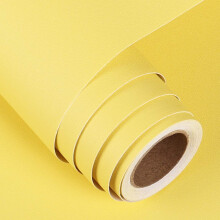 FunStick Papier peint bleu mat  coller et  dcoller pour chambre d'enfant, papier de contact bleu uni, papier peint pais autocollant amovible