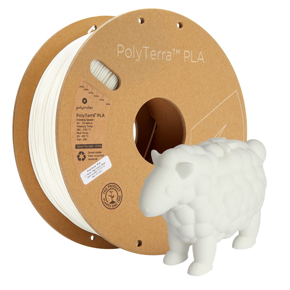 Polymaker Mattes Pla-Filament Baumwolle Wei 1,75 Mm 1 Kg 3D-Druckfilament Polyterra 3D-Drucker Pla-Filament - Bild 8