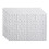 FASDE Traditional Style/Pattern 1 Decorative Vinyl 18in x 24in Backsplash Panel in Gloss White (5 Pack) 1