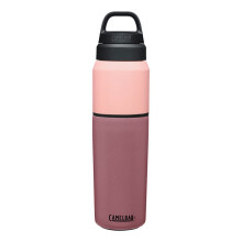 Camelbak MultiBev Wasserflasche & Reisebecher - Vakuumisoliert Edelstahl - Terracotta Rose/Camellia Pink - 22oz & 16oz