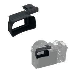 KIWIFOTOS Zachte siliconen verlengde zoeker Oogschelp Oogschelp Oculair voor Sony A7C A7 C Camera Installeren via camera HotShoe [Niet geschikt voor