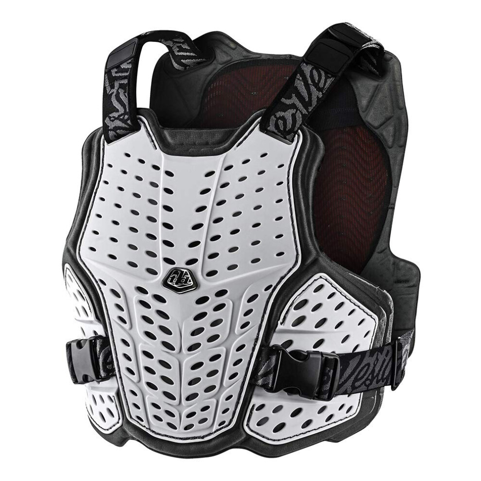 Troy Lee Designs | Off-Road | Motocross | Rockfight Ce Flex Chest Protector ( Md/Lg) White 887202340840