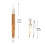 5 Pieces Dreadlock Crochet Hook Tool Kit Braid Hair Dreadlocks Needle 3