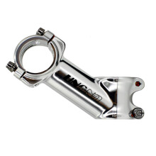 MEISCHE 31.8 Stuurpen 90mm Mountainbike Stuurpen 35 Graden Fiets Stuurpen Riser Korte Stuurpen voor MTB Racefiets BMX (Glanzend Zilver)