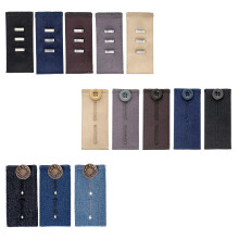 Johnson & Smith 13 Pack Waist Extender Set Adjustable Waistband Expanders for Men and Women Multiple Shades Jean Pants Button Extender Set Multicol
