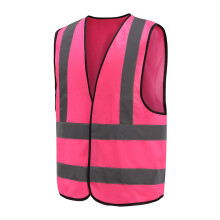 AYKRM stor og h?j sikkerhedsvest pink 6xl 7xl 8xl (XS-8XL) (6XL-7XL-8XL Pink)